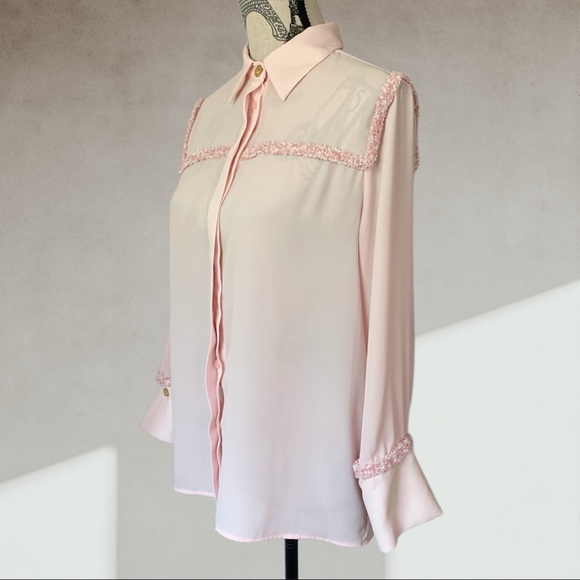 ZARA pink blouse SMALL - Picture 6 of 14